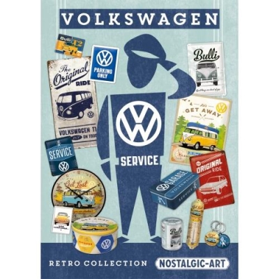 Volkswagen VW Duży Plakat 80x60 cm Pin up Girl